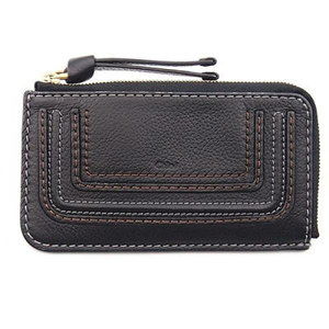 CHLOE Marcie Zip Wallet black pouch card case